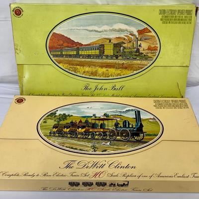 NIB Bachmann HO Scale Early Train Sets – The John Bull & The DeWitt Clinton – Complete