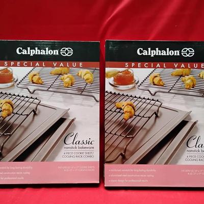 Calphalon Classic Nonstick Bakeware Lot (2 Sets) - Special Value 4-Piece Combo