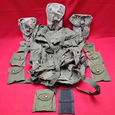 Military-Style Field Gear Bundle - Backpack & Assorted Pouches