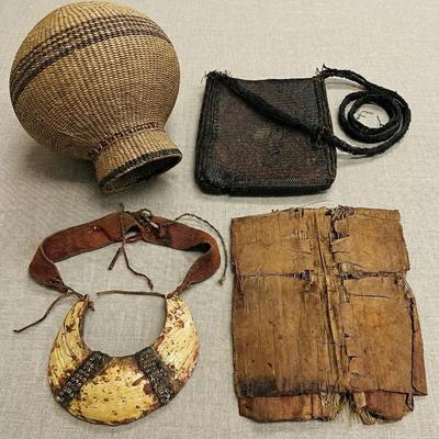 Tribal Basket, Bag, Necklace + More! 