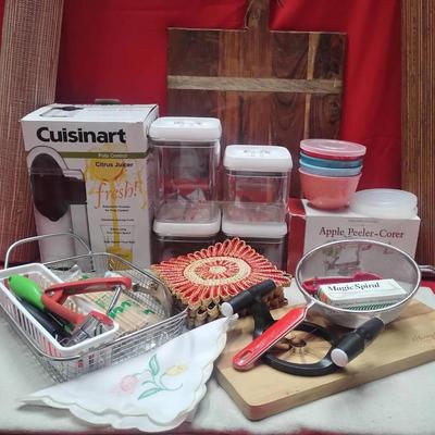 Kitchen Gadget & Home Decor Lot - Cuisinart, Williams-Sonoma, NEW Items!