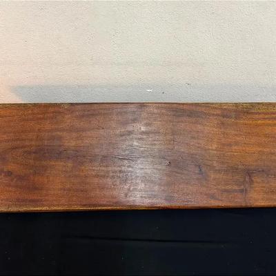 Hand-Carved Solid Wood Wall Shelf (Made in India)