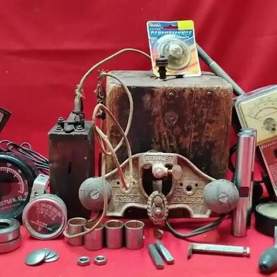 Vintage Tools & Auto Accessories Lot - Mechanics & Woodworking