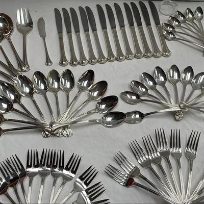 80 Piece Vintage EPSS Japan Silver-Plate Flatware 
