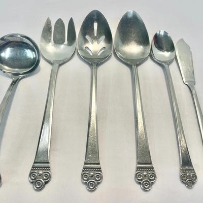 (6-pc) Replacement Service Stainless Steel “Costa Mesa” National Stainless Japan