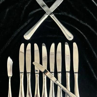 Lenox Vintage Jewel 18/10 Stainless Steel Knife Set! 