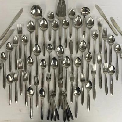 64 Pc- N.S.CO Stainless Flatware 