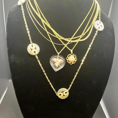 Various Gold Necklaces