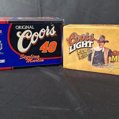 2 NIB Nascar Coors #40 Sterling Martin Collectables 