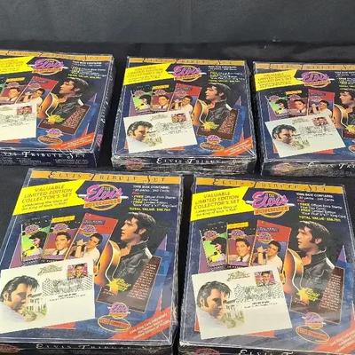 Vintage 5 NIB Elvis Tribute Set Box's 1-5 Collection 