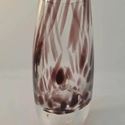Very Pretty Art Glass Vase - Heavy