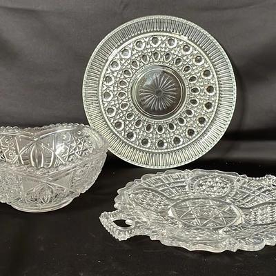 Crystal Serving Dishes (3)