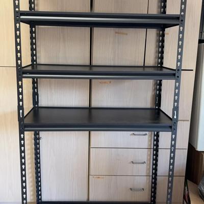 Metal Shelving Unit 