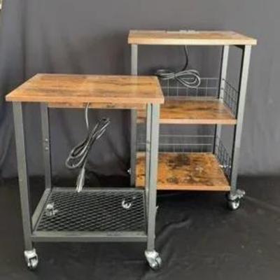 Rustic Rolling Carts (2)