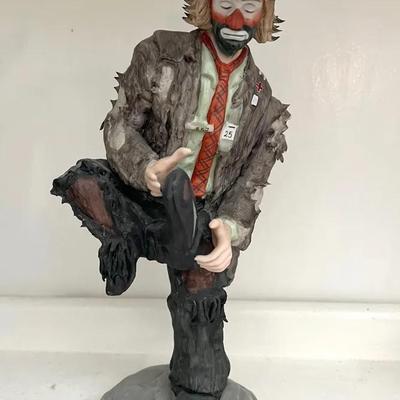 Flambro Numbered Limited Edition Clown Figurine — Emmett Kelly Jr. Collection