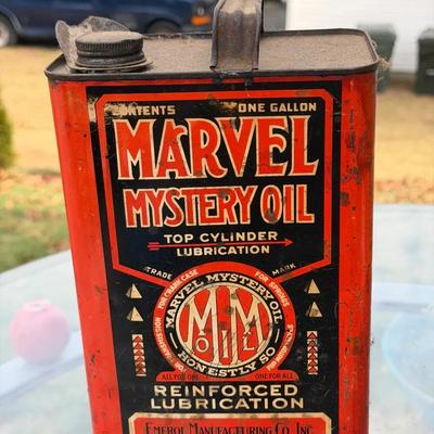 Vintage Marvel Mystery Oil One Gallon Tin