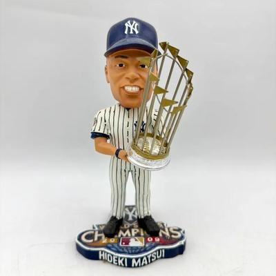 Hideki Matsui New York Yankees 2009 World Series trophy bobblehead