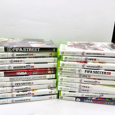 XBox360 Sports Game Lot