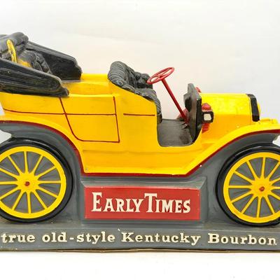 Early Times "true old-style Kentucky Bourbon" collectible car bottle or decanter