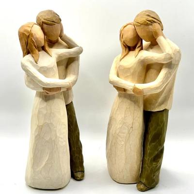 (2) Willow Tree Couples Figurines “Together”