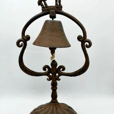 Vintage Cast Iron Cow Dinner Bell