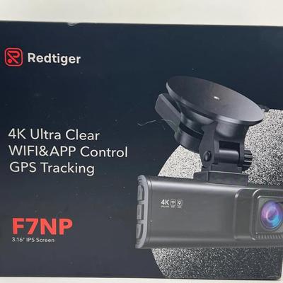 Redtiger 4K Ultra Clear WIFI & APP Control GPS Tracking F7NP 3.16” IPS Screen