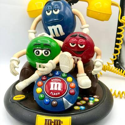 vintage M&M's animated talking landline telephone