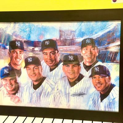 2004 New York Yankees Legends Print by the artist Haiyan
