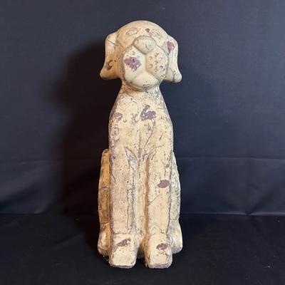 Ceramic Dog Statue