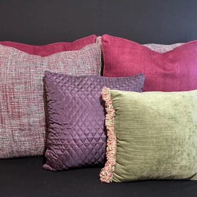 Burgundy Throw Pillows & More 
