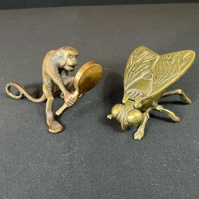 Vintage Brass Animals 
