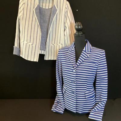 Blue And White Jacket Duo