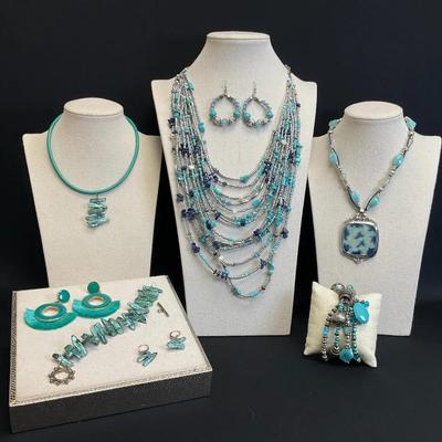 Turquoise And Shades Of Blue