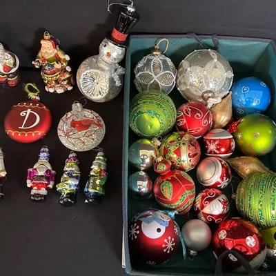 Glass Ornament Collection 