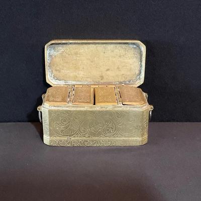 Antique Brass Betel Nut Box