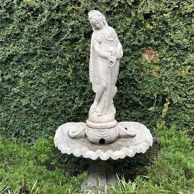 Greek Women Bird Bath 