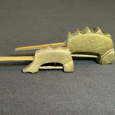Brass Fish Puzzle Locks