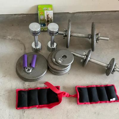 Workout Weights Lot