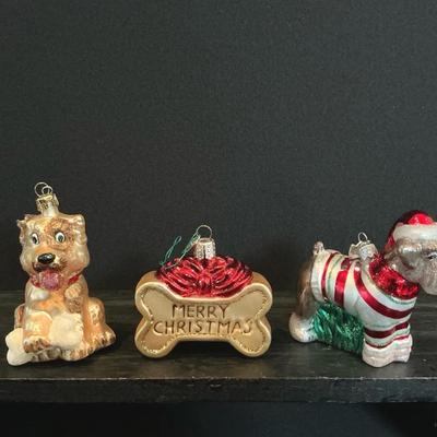 Kurt Adler And Old World Hand Painted Christmas Ornaments 