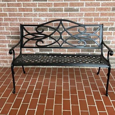 Wrought Iron Bench
