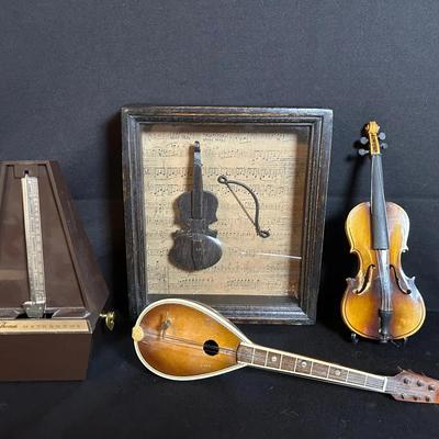 Music Lover Miniatures & Metronome