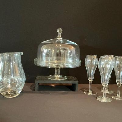 Crystal And Glass Serving Pieces