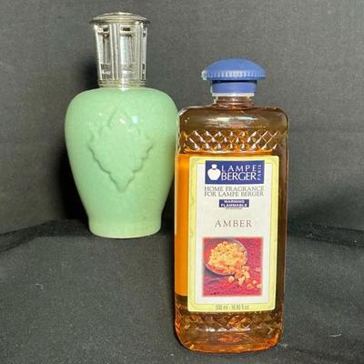 French Lampe Berger Faience Model & Amber Fragrance 