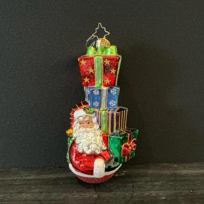 Christopher Radko Santa Ornament 