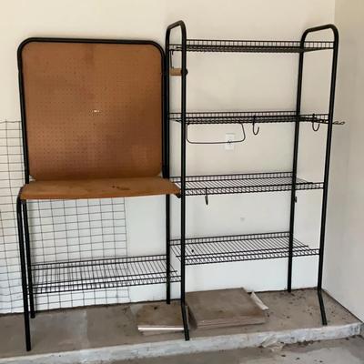 Large Double Sided Tool Bench & Shelf 