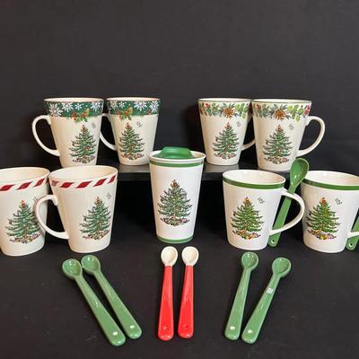 Spode Christmas Coffee Mugs