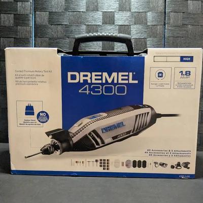 Dremel 4300 Brand New In Box Corded Premium Rotary Tool Kit 