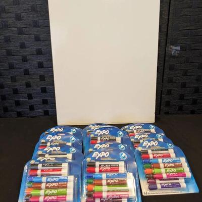 14 New Expo Markers & Post It Dry Erase & Easel Pad 
