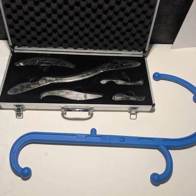 Massage Cane and Stainless-Steel Myofascial Tools 