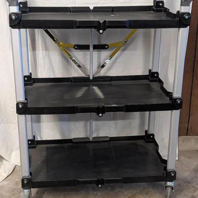 Olympia Tools Pack-N-Roll 3-tier Collapsible Service Cart


